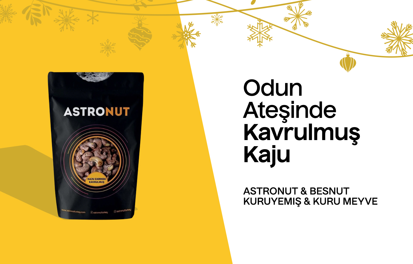 Odun Ateşinde Kavrulmuş Kaju
